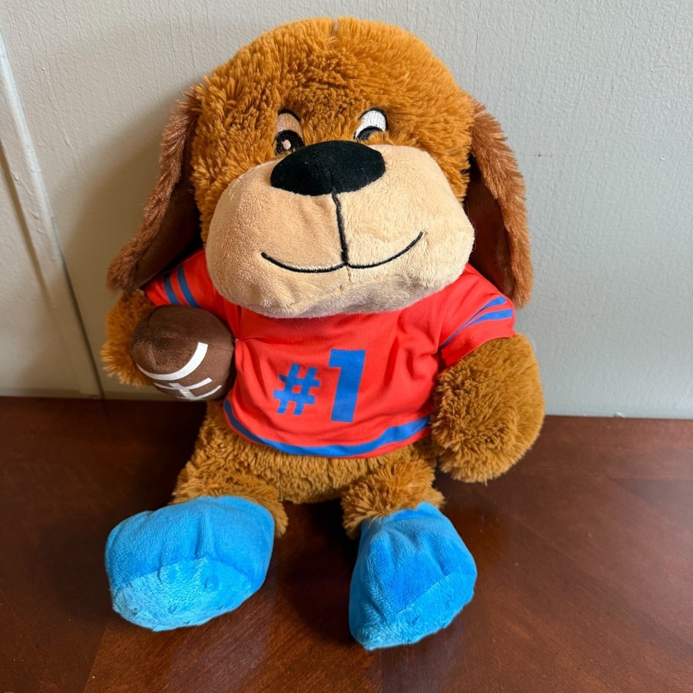 2017 PetSmart JOE Football‎ Puppy Dog Plush Promotional Collectible #1 Jersey